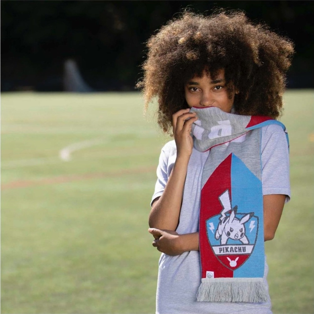 Pokémon Sports Pikachu Machamp Lucario Knit Soccer Scarf - Picture 10 of 12